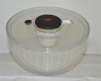 OXO SALAD SPINNER, LIKE NEW. OUR PRICE $15.00