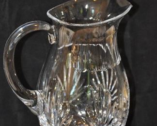PRICE REDUCED!  VINTAGE 10” MILLER ROGASKA WATER PITCHER. OUR PRICE $55.00.   
