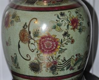 ASIAN STYLE PORCELAIN GINGER JAR OUR PRICE $55.00