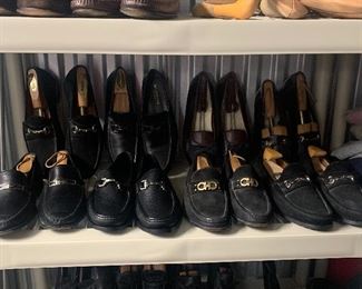 AMAZING SELECTION OF MEN'S SHOES INCLUDING FARRAGAMO AND ALLEN EDMONDS.  SIZE 10.5.  EACH PAIR PRICED INDIVIDUALLY FROM $25-$70.