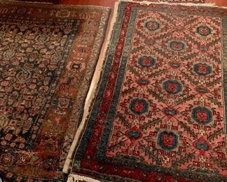 Numerous Oriental rugs in various sizes