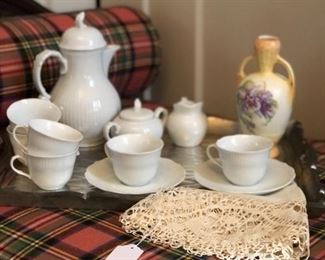 Porcelain tea set