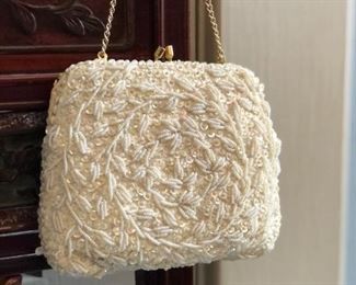 Beaded evening bag