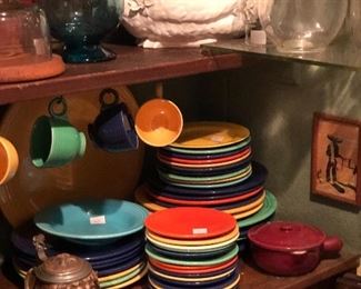 Vintage and newer Fiestaware