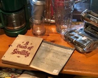 Vintage cookery and cookbooks