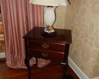 American Masterpiece Collection by Hickory Furniture nightstands; lamps