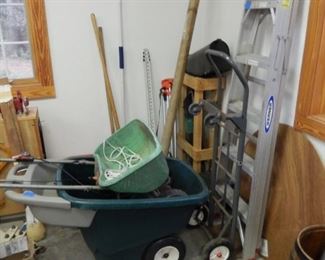 Lawn & garden tools, ladder