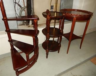 Small tables; steps