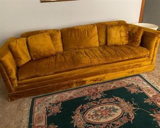 Gorgeous velour couch in excellent shape!