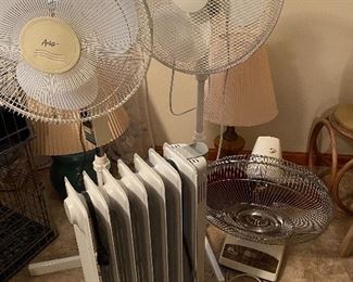 Fans! And a couple heaters