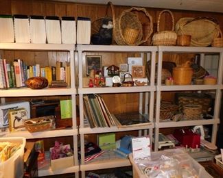 BASKETS, office items, record, shelving...