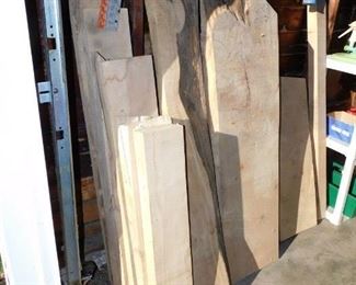 more HARD MAPLE SLABS ...