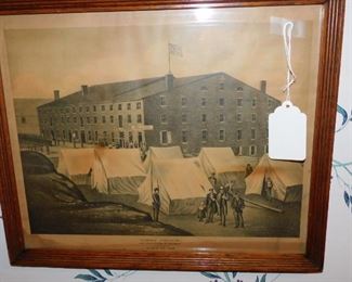 Libby Prison 19thC. Engraving 