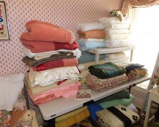 and MORE blankets...there are some useful, collectible and everyday mixed in !