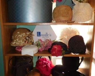Hats...mostly vintage included some Edwardian, 1920's...1940...1950s...