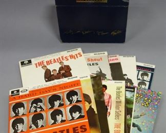 The Beatles E.P. Collection, 15 x 7" Vinyl, 45rpm, Picture Sleeves, Parlophone Labels, Push-Out Centre, 1981 Box Set, BEP-14
