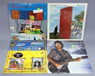 George Harrison LP's, Most In Shrink With NM Vinyl, Electronic Sound Is Sealed, Qty 4