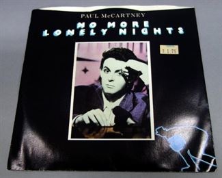 Paul McCartney Wings 45 rpm Records, Wonderful Christmastime, Live And Let Die, More, VG+ to NM, Qty 4