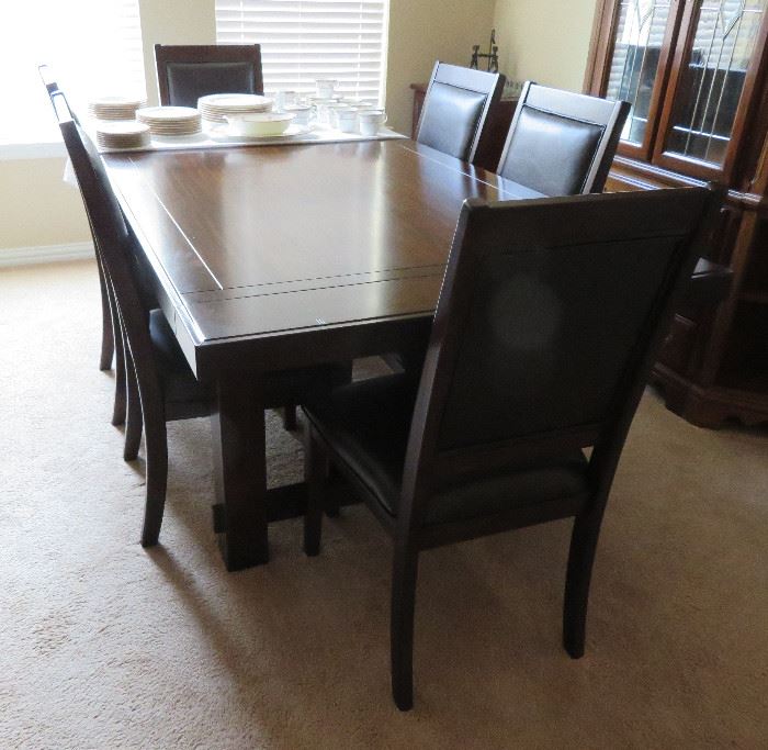 Ashley Furniture extension dining table and 6 chairs - sale pending