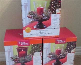 New in box Christmas candles