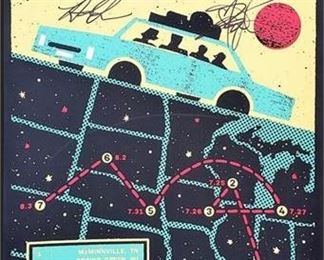 Lot 029
Autographed Murder by Death Hand-Screened Poster + Rare "Little Joe Gould" CD