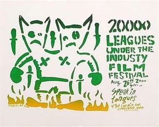 Lot 062
20,000 Leagues Under The Industry Film Festival Poster - 2000 Speak In Tongues