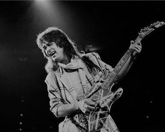 Lot 076
Eddie Van Halen - Mounted Photography - Photographer Anastasia Pantsios