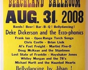 Lot 086
Americana Music Fest 2008 Poster (Beachland Ballroom)