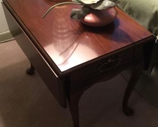 CHERRY DROP-LEAF TABLE (2-AVAILABLE)