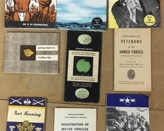 WWII MILITARY INFO FLYERS