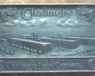 BRASS CHALMERS MOTOR COMPANY PAPERWEIGHT