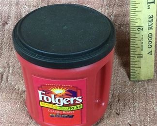 VINTAGE FOLGERS SAMPLE CONTAINER