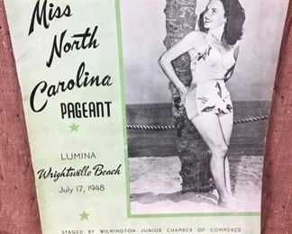 1948 MISS NORTH CAROLINA PAGEANT PROGRAM