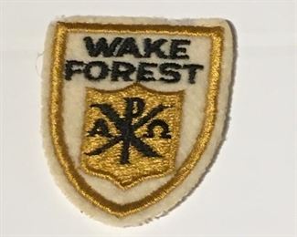 VINTAGE WAKE FOREST DECALS/TRANSFERS/PATCHES