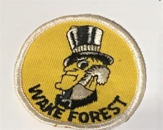 VINTAGE WAKE FOREST DECALS/TRANSFERS/PATCHES