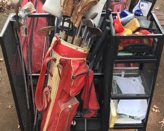 GOLF CLUBS, BAGS, ACCESSORIES