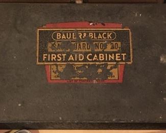 ANTIQUE FIRST AID CABINET