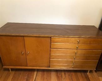 Mid Century chest by Marc Berge: Norman Inc., with damage on top