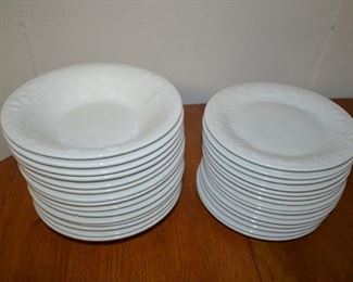 Gibson Soup and Dessert Plates