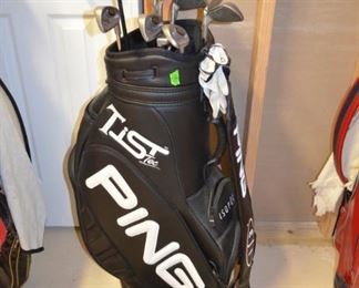 Ping Golf Clubs and Bag