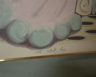 Mary Vicker's "All About Love" Limited Edition Print Signed Art and numbered