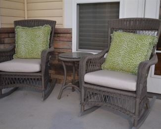 Outdoor Faux Rocker Chairs