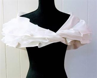 Jasmine Haute Couture Size 10 Ivory Designer Wedding Bridal Bolero Shrug