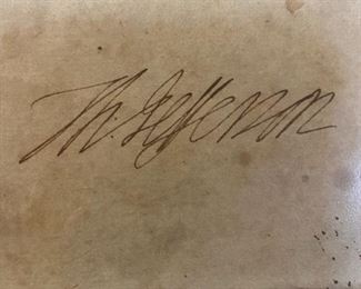 Authentic 1780 Thomas Jefferson Autographed/Signed Land Grant(Estate Find) 