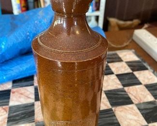 English Stoneware Bottle