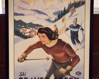 Ski Beaver Creek Colorado Framed Poster