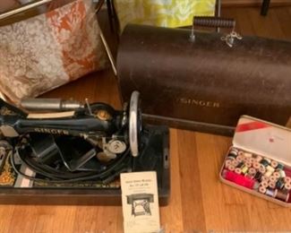 Vintage Sewing Machine and case 