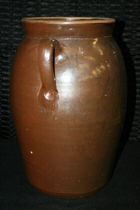 4403 6 Gal. Brown Single Handle Churn