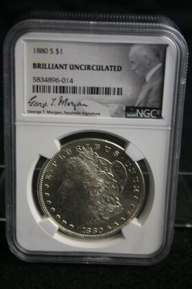 4412 1880S Unc Morgan Silver Dollar