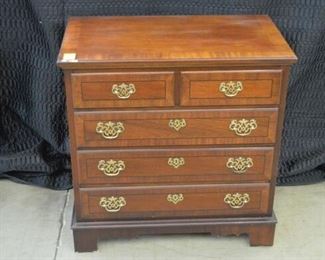 4666 Mahogany Banded Chest Stanley